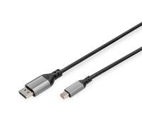 Digitus Cavo Adattatore Displayport 8K Da Mini Dp A Dp Mt 2