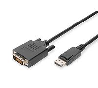 Adattatore Displayport A Dvi Digitus Dp-dvi (24+1) M/m Nero