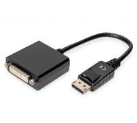 Cavo adattatore Digitus Displayport a DVI da 15 cm nero
