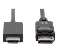 DIGITUS Cavo adattatore DisplayPort tipo A DP - HDMI 2 m AK-340303-020-S
