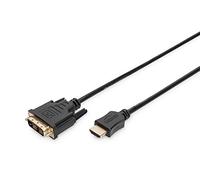 Digitus Hdmi Adapter Cable Ttyp A-dvi(18+1) 2 M One Size Black