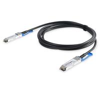 DIGITUS Cavo DAC universale - QSFP28-100 Gbit/s - Cavo di rete - Direct Attach Cable - Direct Attach Copper - compatibile con SFF-8665 - AWG26-3m - Nero