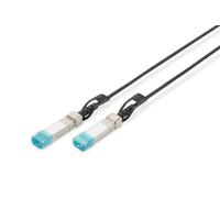 DIGITUS Cavo universale SFP+ DAC - 10 Gbit/s - Cavo di rete - 5 m - Direct Attach Cable - Direct Attach Copper - AWG24 Twinax - Nero