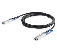 DIGITUS Cavo DAC universale - QSFP28-100 Gbit/s - Cavo di rete - Direct Attach Cable - Direct Attach Copper - compatibile con SFF-8665 - AWG30-1m - Nero
