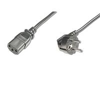 CAVO ALIMENTAZIONE MT. 0,75 SPINA TEDESCA 10/16 AMPERE 90 GRADI 250 V- PRESA IEC VDE