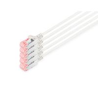 Digitus Cavo di collegamento fine CAT 6 U/FTP, 5 pezzi - Nouvo