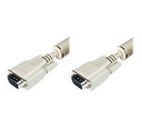 DIGITUS Cavo di collegamento monitor VGA 1,8 m VGA (D-Sub) AK-310103-018-E