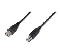 Digitus Cavo di collegamento USB 2.0 0.5m Nero