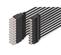 Digitus Cavo Di Collegamento USB 2.0 - 10 Pezzi - 1,8 M - Da A (M) a Mini B (5 Pin) (M) - 480 Mbit/s - Nero