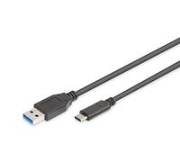 Digitus Cavo USB A - USB-C 1 m USB 2.0 Maschio/Maschio