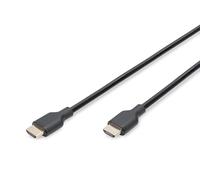 DIGITUS Cavo di connessione HDMI 2.1 Ultra High Speed, tipo A, 2,0 m, con canale Ethernet, UHD-II 8k/60Hz, 4k/120Hz, compatibile con PS5, Xbox Series, TV/beamer, contatti placcati oro, nero