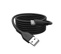 Digitus Cavo di connessione USB 2.0-1m - USB-A a Type-C - Alta velocità 480 Mbit/s - 60W Power Delivery - Cavo Flessibile in Silicone - Nero - per iPad, iPhone, Smartphone Android, Tablet