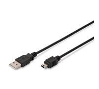 Digitus Cavo di connessione USB Tipo A-Mini USB 1.8 m Nero