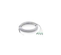 DIGITUS Cavo di derivazione FTTH - 50 m - monomodale - OS2 - 4 fibre - 4 connettori LC/APC - ottimizzato per la flessione G.657A2 - LSZH - estremità aperta - cavo in fibra ottica - bianco