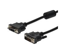 DIGITUS Cavo di prolunga DVI, DVI(24+1), 2x ferrit M/F, 2,0 m, DVI-D Dual Link, nero