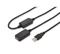 DIGITUS DA-73102 - Cavo USB 2.0, connettore A a presa A, 20 m