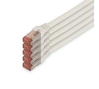 Digitus Cavo di Rete S-FTP Cat. 6 LSZH 10m Bianco 5 Pezzi