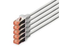 DIGITUS - Cat 6 S-ftp Patch Cable Cu Lszh Awg 27/7 Length 20m 5pack