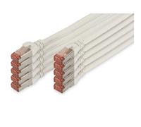 Digitus Cavo di Rete S-FTP Cat. 6 LSZH 3m Bianco 10 Pezzi