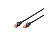 Digitus cavo di rete SFTP cat 6 doppia schermatura 50cm Nero