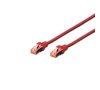 Digitus Cat 6 S/ftp 0.5 M One Size Red