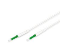 DIGITUS Cavo FTTH Drop - OS2 - Singlemode - 50 m - 1 fibra - connettore LC-APC - preconfezionato - ottimizzato per la flessibilità G.657A2 - inseribile - cavo in fibra ottica - bianco