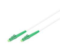 Digitus Cavo in Fibra Ottica OS2-20 m - LC/APC a LC/APC - Armato - Cavo FO simplex - monomodale SM - Tipo di Fibra: 9/125 µ - LSZH - Bianco