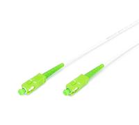 Digitus Cavo in Fibra Ottica OS2-5 m - SC/APC a SC/APC - Armato - FO simplex - LAN in monomodale SM - Tipo 9/125 µ - Bianco