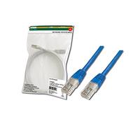 DIGITUS Cavo LAN Cat 5e - 3 m - Cavo di rete RJ45 - U/UTP non schermato - Compatibile con Cat-6 e Cat-5 - Blu