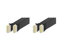 Digitus Cavo LAN Cat 6A - 0,5 m - 10 pezzi - Cavo di rete RJ45 - S/FTP schermato
