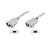 Digitus cavo Null Modem Seriale RS232 Crossover F/F 9 poli 1.8MT