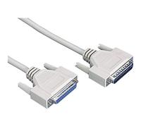 DIGITUS Parallel Connection Cable - D-Sub 25 to D-Sub 25 - Plug to Socket - 2.0m