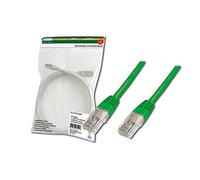 DIGITUS - Cavo patch Cat-5e, 0,5 m, schermatura UTP, anima in rame, rivestimento in PVC, colore: Verde, Cat-5e - 0,5 m, Cavo patch - U-UTP - PVC