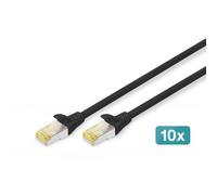 Digitus Cavo patch CAT 6A S/FTP, 10 pezzi (CAT 6A S/FTP PATCH CORD10P AWG - 26/7