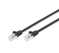 `DIGITUS CAT6 RJ45 S/FTP Patchkabel 10,0m schwarz` ACC NUOVO