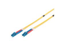 DIGITUS DK-2933-02 - Cavo In Fibra Ottica OS2 - 2 m - da LC a LC - Duplex - 1/10 Gbit/s - Cavo LAN In Fibra Ottica Monomodale SM - Tipo Di Fibra: 9/125 µ - Giallo (Yellow)