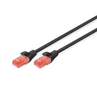 DIGITUS CAVO DI RETE CAT.6E 0,25MT NERO (DK16170025BL)