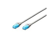 Digitus CAVO RETE UTP CAT. 5E NON SCHERMATO - LUNGHEZZA MT. 5 - COLORE GRIGIO