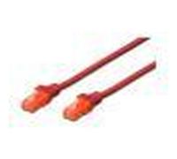 Cavo Rete Utp Cat. 6 Non Schermato Lszh Mt. 3 Rosso