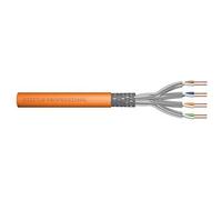 DIGITUS - Cavo Solido per Reti con Doppia Schermature S-Ftp 100 m Colore Aranccione