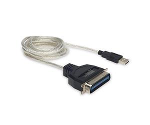 DIGITUS Cavo USB a seriale per stampante - USB 1.1 tipo A a Centronics CENT-36 Porta parallela - Cavo di collegamento da 1,8 m