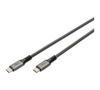 Digitus Cavo USB-C USB4™ Spina USB-C® 3.00 m Nero Schermatura intrecciata,