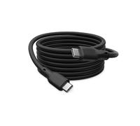 DIGITUS Cavo USB-C - USB4 versione 2.0 - 1 m - da Type-C a Type-C - Rivestimento flessibile in silicone - Risoluzione video fino a 16K a 60 Hz - 80 Gbit/s - PD 3.1 240 W - Nero