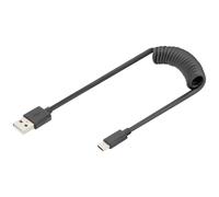 Digitus Cavo USB USB 2.0 Spina USB-A, Spina USB-C® 1.00 m Nero connettore