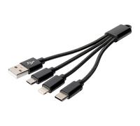 Digitus Cellulare, Apple iPad/iPhone/iPod, Notebook Cavo di ricarica [1x USB-A