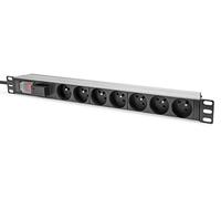 Digitus Digitus Socket Strip With Aluminum Profile And Switch, 7-Way Cee 7/5 Soc