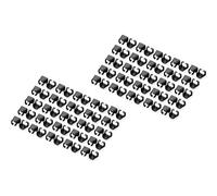 Digitus Confezione 100 Pezzi Clip Colorate Per Cavi Di Rete Nero A-Cc-Bl