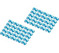 DIGITUS Confezione 100 pezzi clip colorate per cavi di rete - Blue NEW