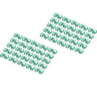 DIGITUS Confezione 100 pezzi clip colorate per cavi di rete - verde NEW