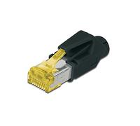 DIGITUS Connettore di Rete RJ45 Cat 6A - 1 Pezzo Hirose TM31 - Connettore a crimpare Cat6A schermato - per Cavi di Rete, Cavi Patch, Cavi Ethernet - 10GBase-T - 8P8C - AWG 27/7 a AWG 24/7